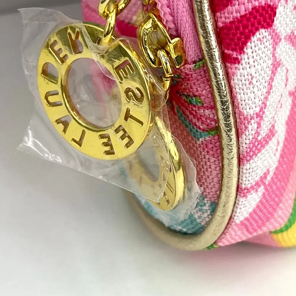 Estée Lauder x Lilly Pulitzer set of 2 colorful cosmetic bags